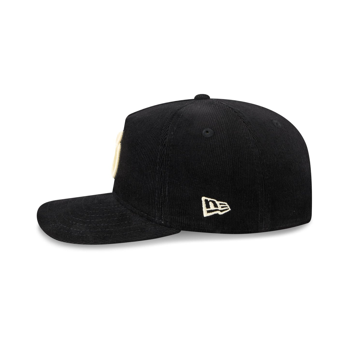 Hartford Whalers Nostalgic Black Corduroy 19TWENTY Adjustable Hat