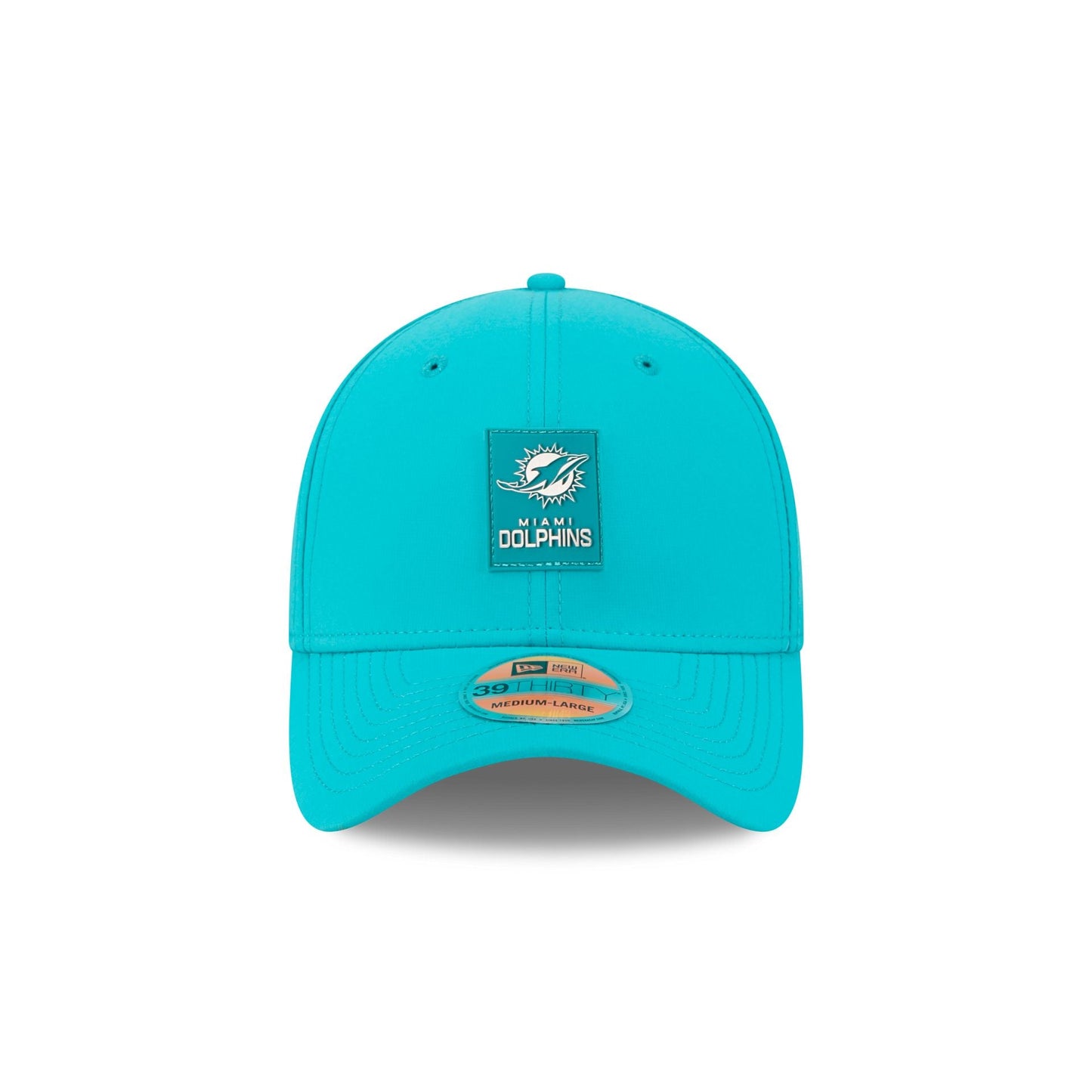 Miami Dolphins 2025 Sideline Hot Weather 39THIRTY Stretch Fit Hat