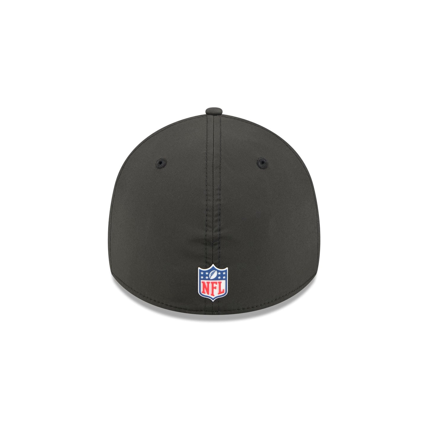 Philadelphia Eagles 2025 Sideline Hot Weather Black 39THIRTY Stretch Fit Hat