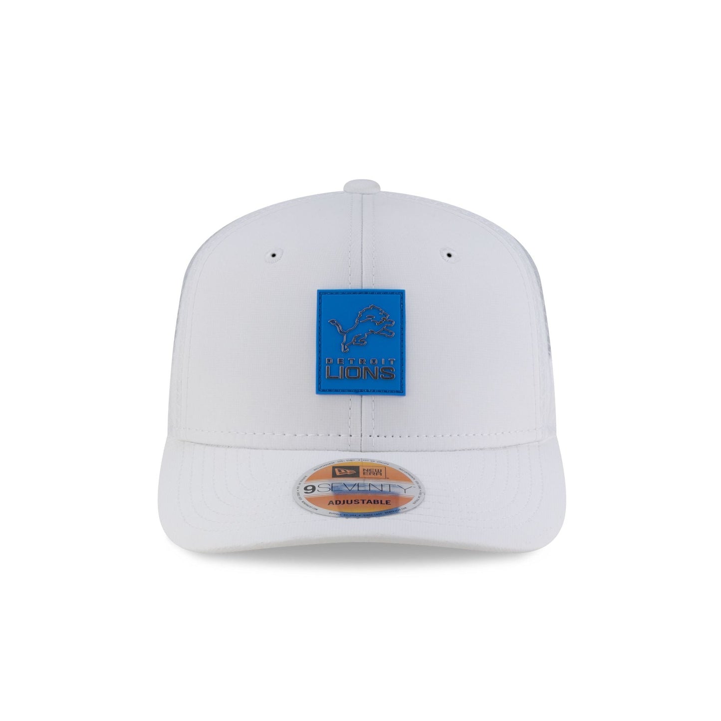 Detroit Lions 2025 Sideline Hot Weather White 9SEVENTY Trucker Hat