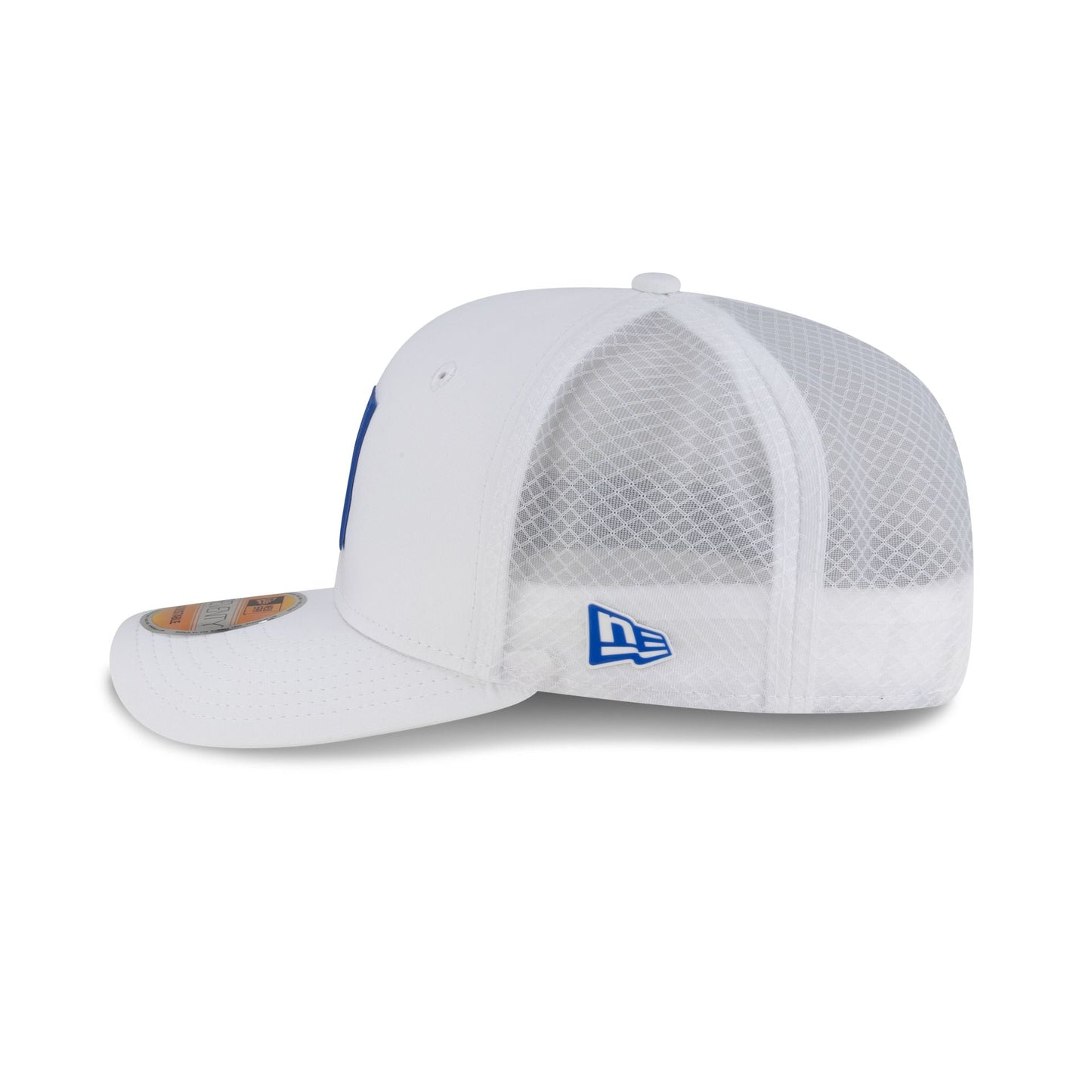 Los Angeles Rams 2025 Sideline Hot Weather White 9SEVENTY Trucker Hat