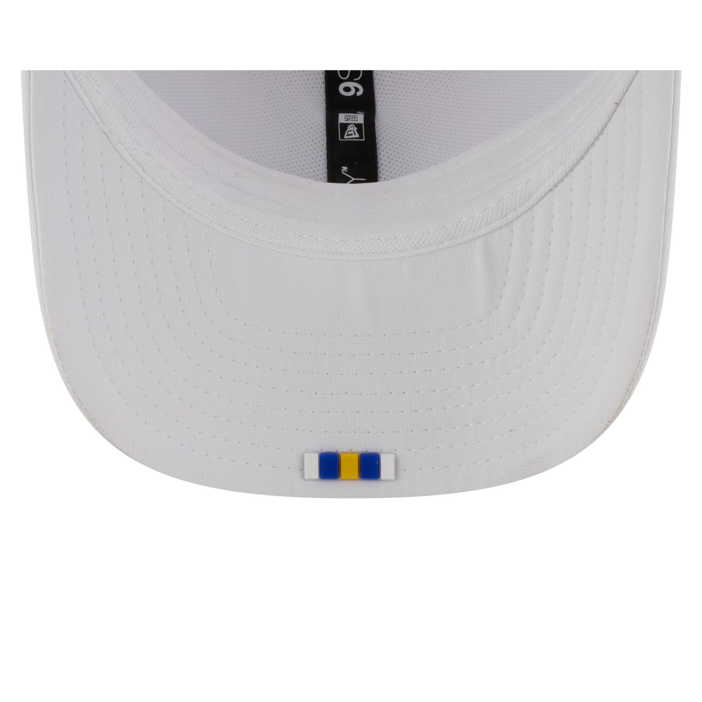Los Angeles Rams 2025 Sideline Hot Weather White 9SEVENTY Trucker Hat