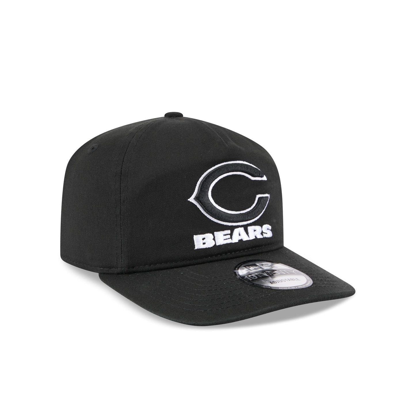 Chicago Bears Black and White 19TWENTY Snapback Hat