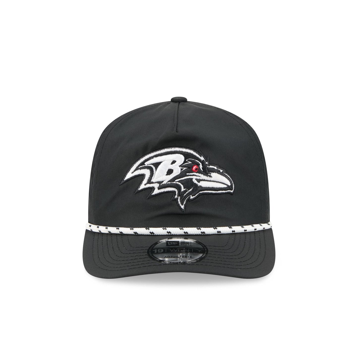 Baltimore Ravens Black and White Rope 19TWENTY Snapback Hat