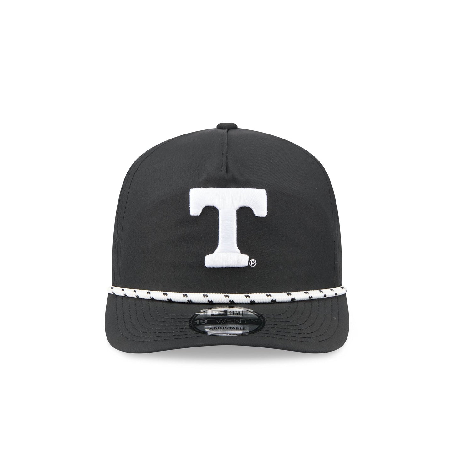 Tennessee Volunteers Black and White Rope 19TWENTY Snapback Hat