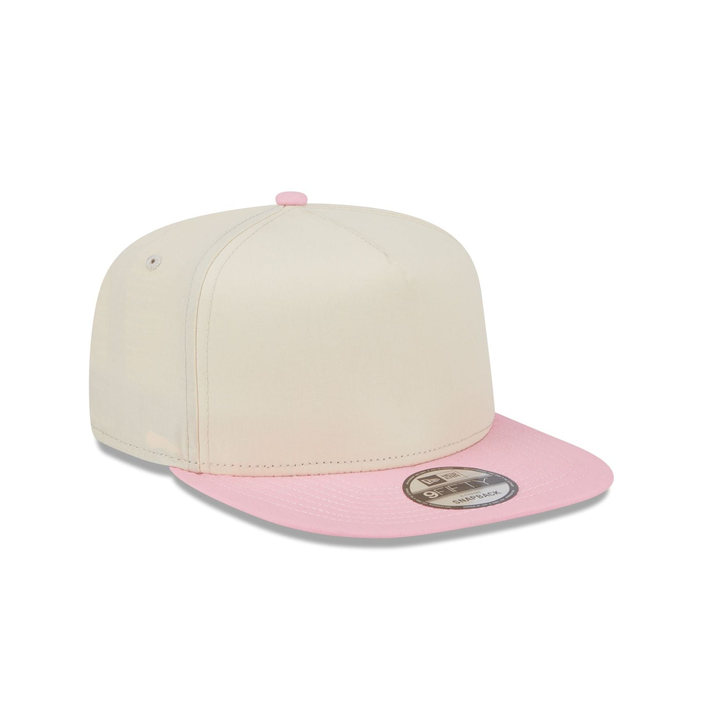 New Era Cap Cotton Nylon Pink Visor 9FIFTY A-Frame Snapback Hat