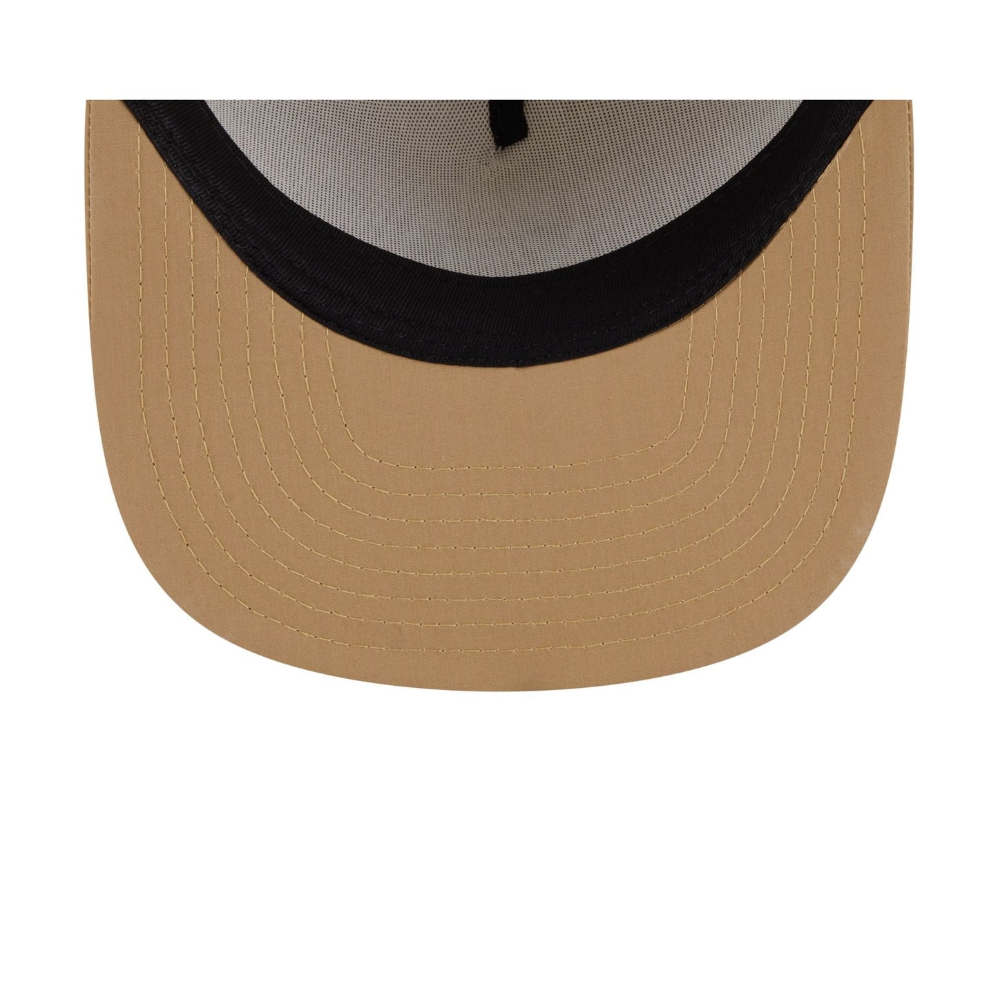 New Era Cap Cotton Nylon Tan Visor 9FIFTY A-Frame Snapback Hat