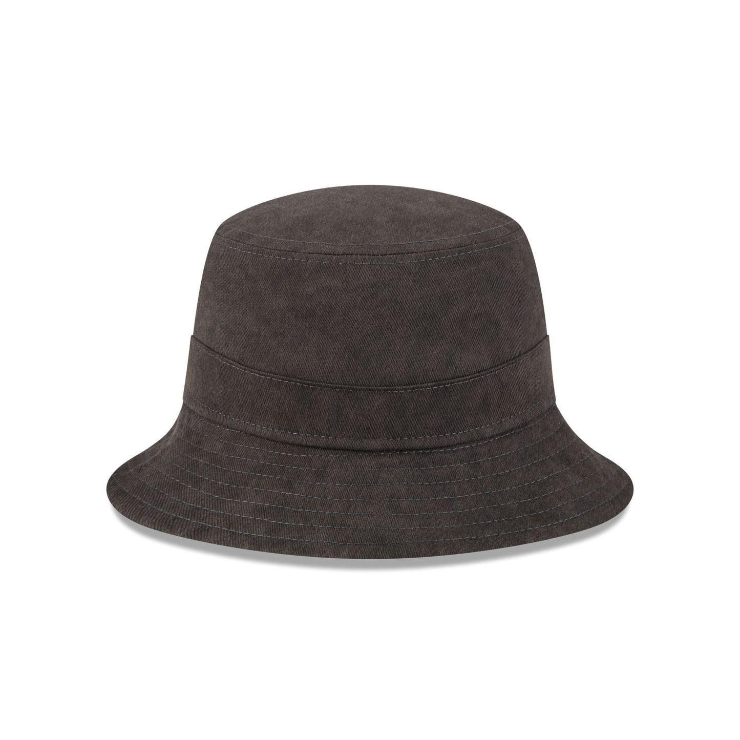 New Era Cap Washed Twill Black Bucket Hat