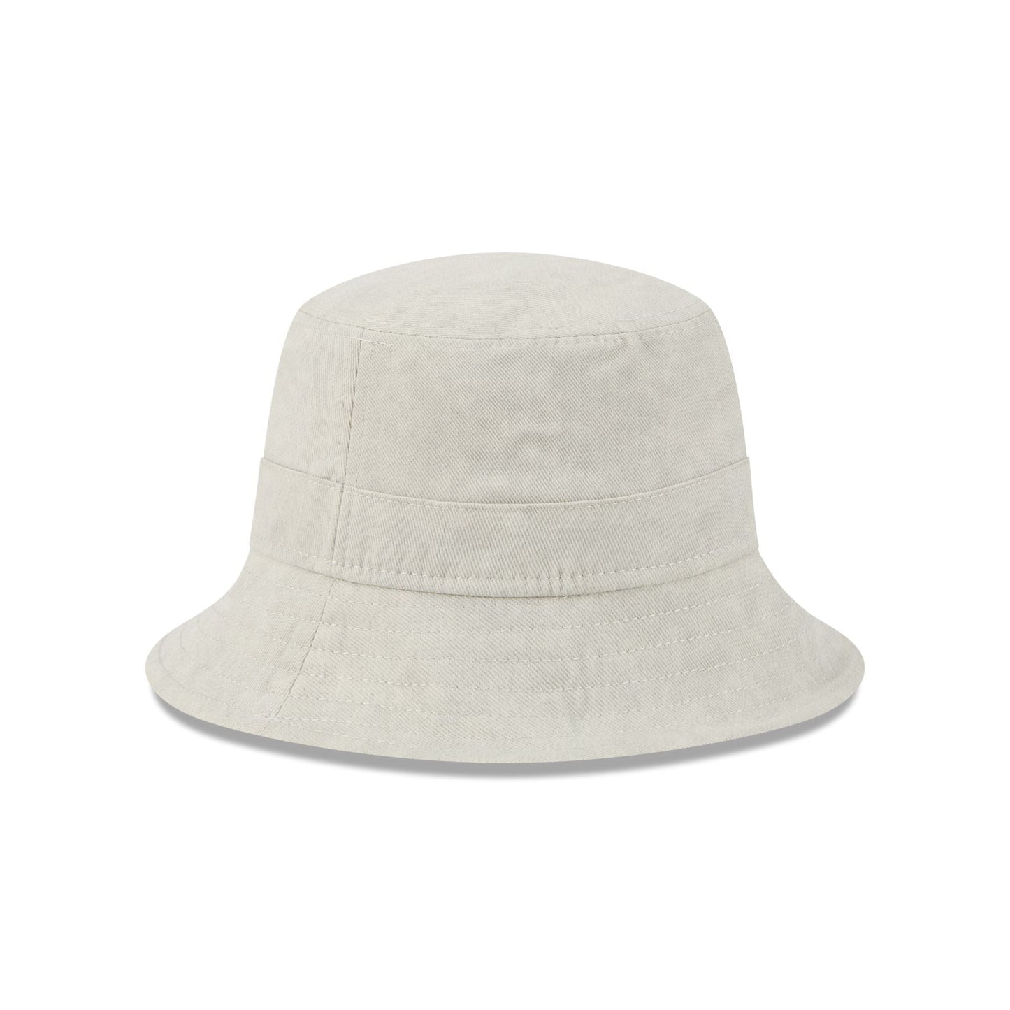 New Era Cap Washed Twill Light Biege Bucket Hat