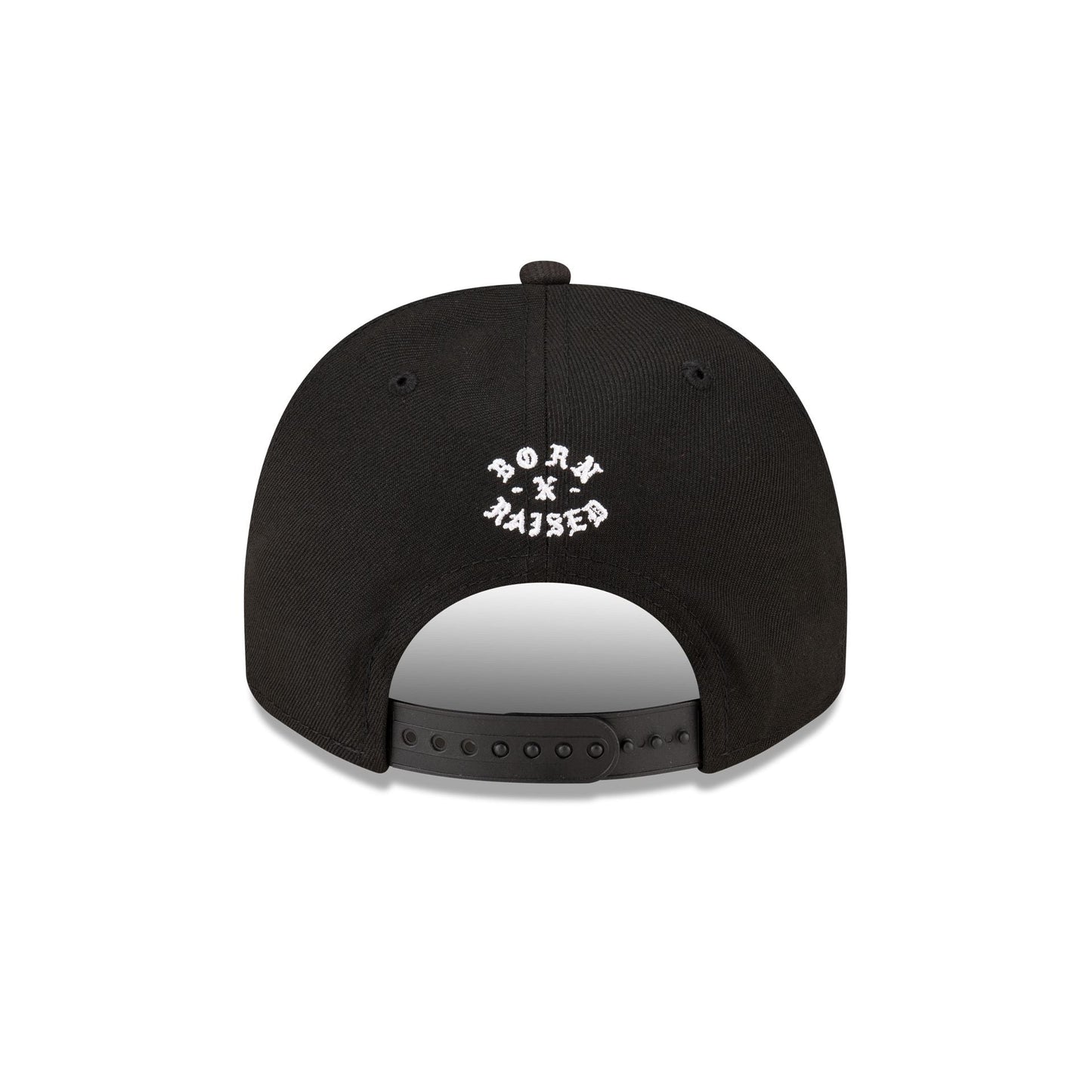 Born x Raised x Kansas City Chiefs Script Black 9FIFTY A-Frame Snapback Hat