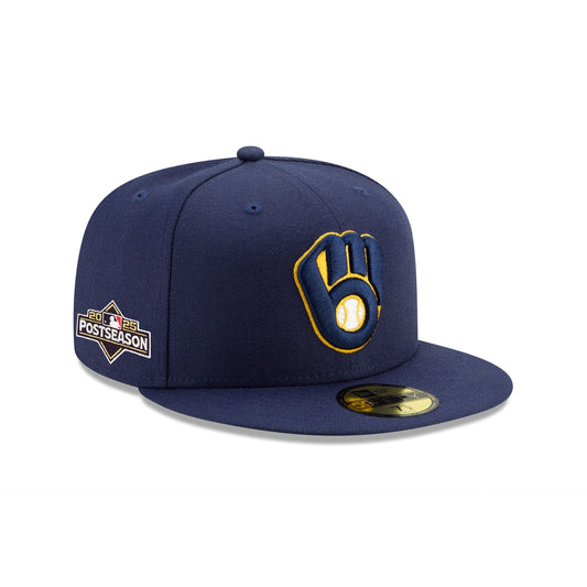 Milwaukee Brewers 2025 Post Season Side Patch 59FIFTY Fitted Hat