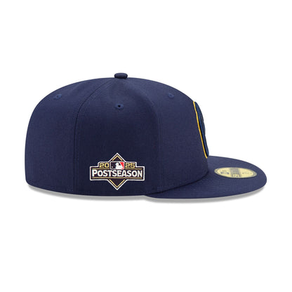 Milwaukee Brewers 2025 Post Season Side Patch 59FIFTY Fitted Hat