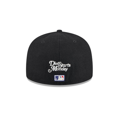 Washington Nationals Diet Starts Monday Can't Teach Taste Black 59FIFTY Fitted Hat