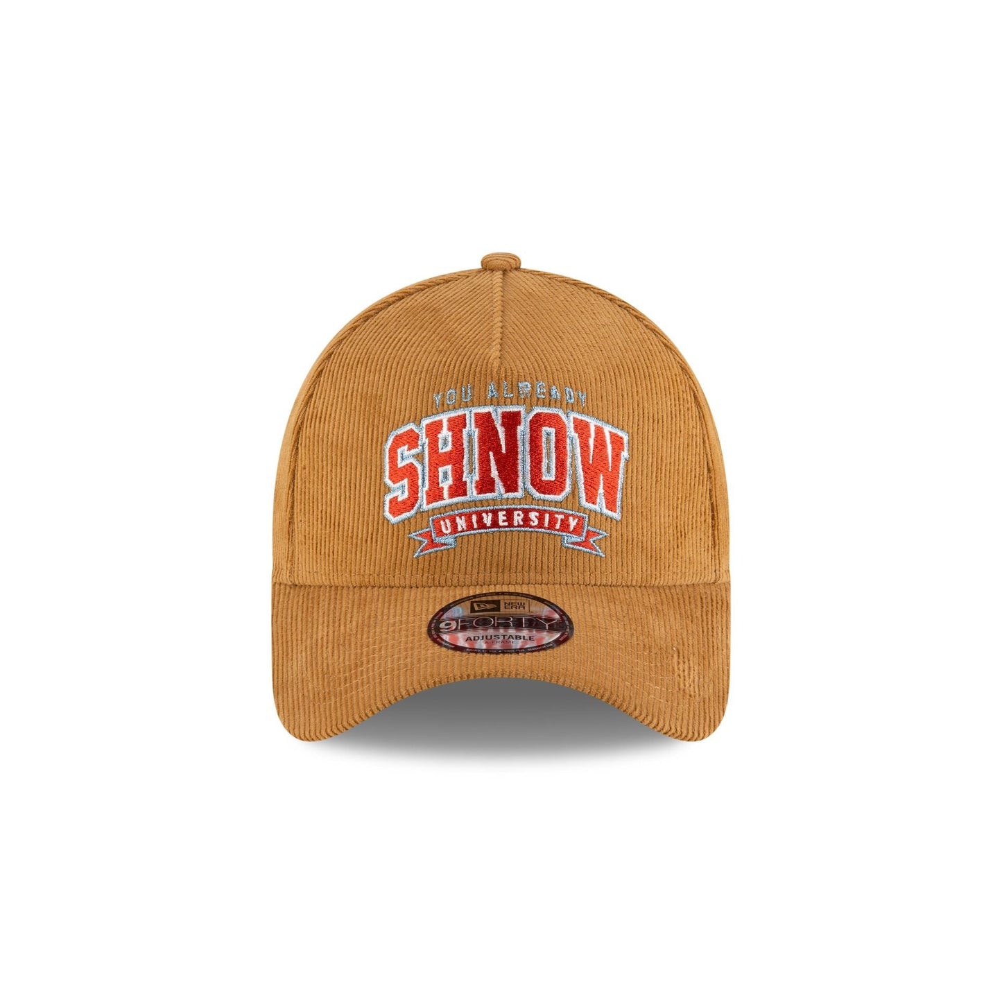 You Already Shnow University Wheat Cord 9FORTY A-Frame Snapback Hat