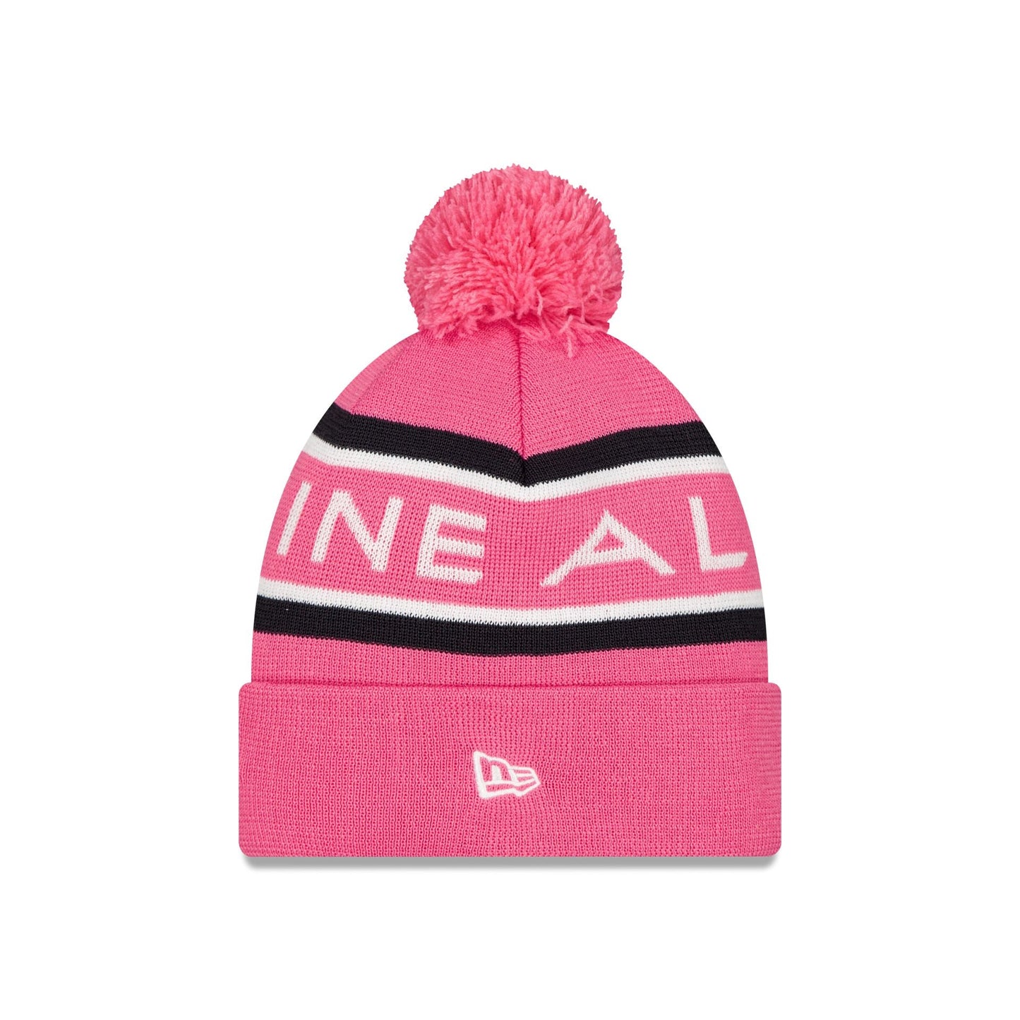 BWT Alpine F1 Team Pop Pink Pom Knit Hat