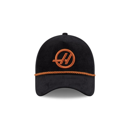 MoneyGram Haas F1 Team Corduroy 9FORTY A-Frame Trucker Hat