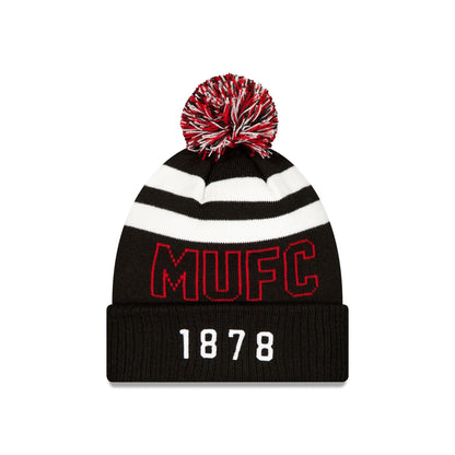 Manchester United FC Black Sport Pom Knit Hat