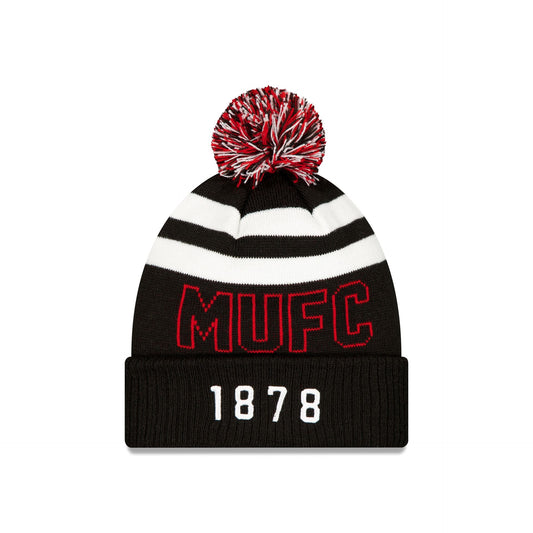 Manchester United FC Black Sport Pom Knit Hat