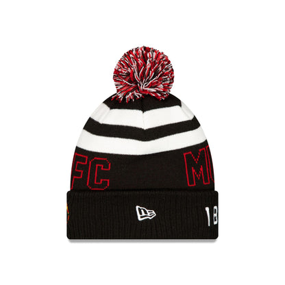 Manchester United FC Black Sport Pom Knit Hat