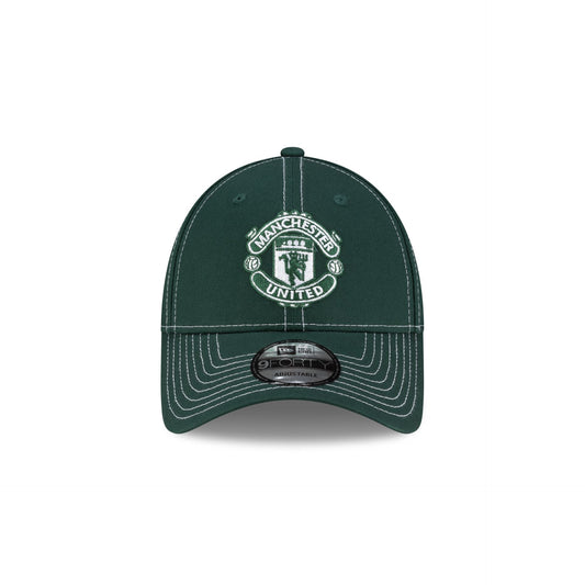 Manchester United FC Contrast Stitch 9FORTY Adjustable Hat