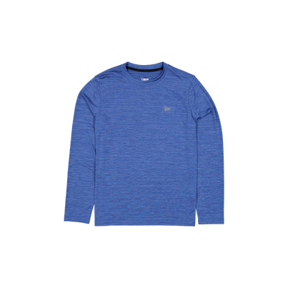 New Era Branded Momentum Training Indigo Long-Sleeve T-Shirt