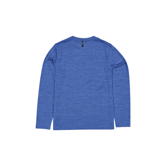 New Era Branded Momentum Training Indigo Long-Sleeve T-Shirt