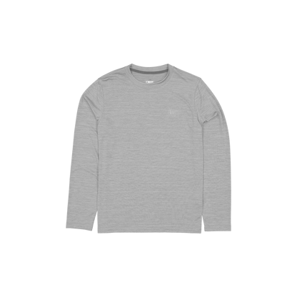 New Era Branded Momentum Training Heather Gray Long-Sleeve T-Shirt