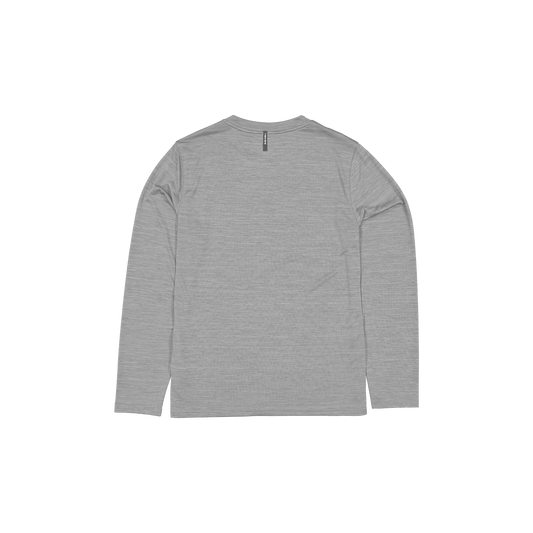 New Era Branded Momentum Training Heather Gray Long-Sleeve T-Shirt