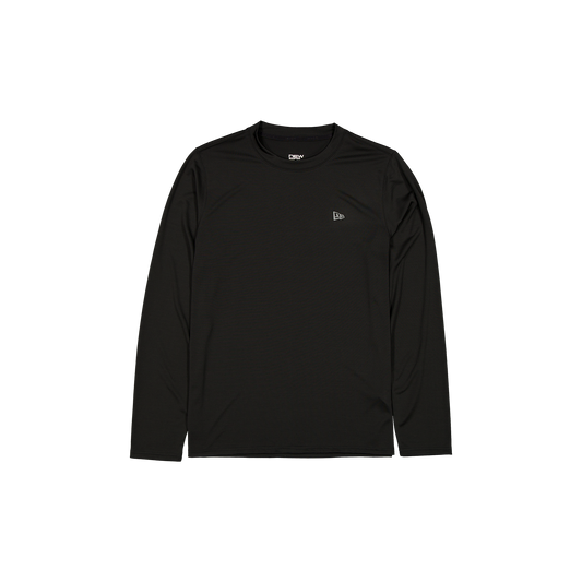 New Era Branded Momentum Training Black Long-Sleeve T-Shirt