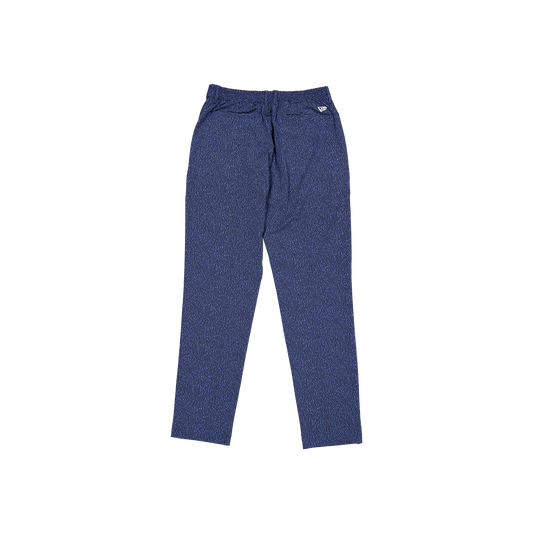 New Era Branded Golf Indigo Bark Print Pants