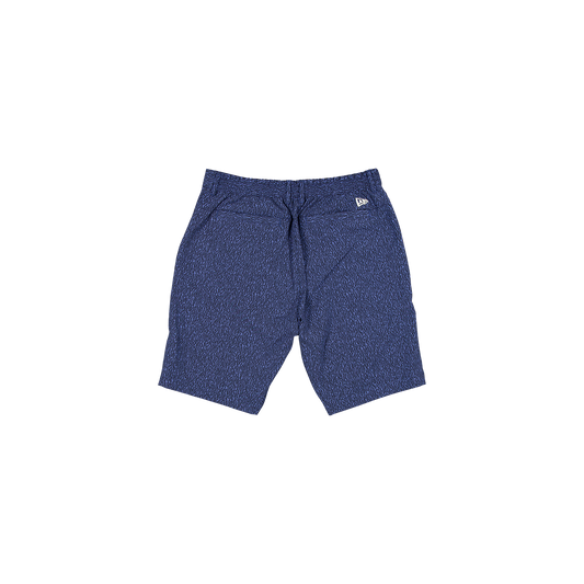 New Era Branded Golf Indigo Bark Print Shorts