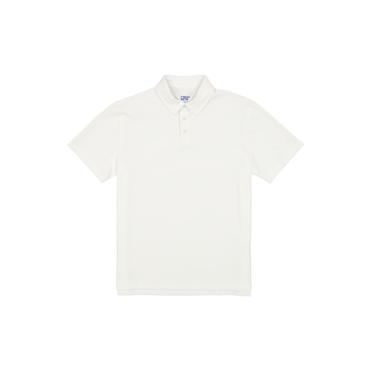 New Era Branded Golf Optic White Polo