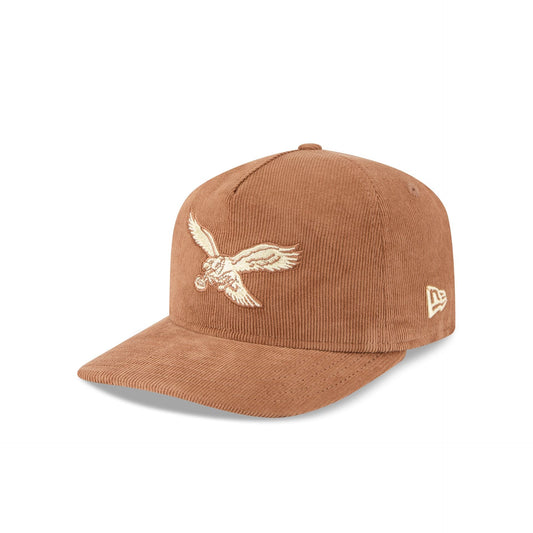 Philadelphia Eagles Nostalgic Brown Corduroy 19TWENTY Adjustable Hat