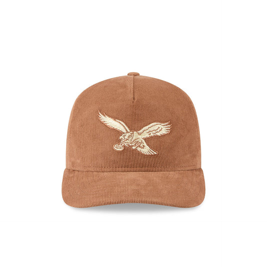 Philadelphia Eagles Nostalgic Brown Corduroy 19TWENTY Adjustable Hat