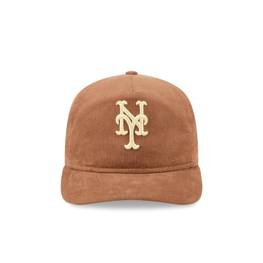 New York Mets Nostalgic Brown Corduroy 19TWENTY Adjustable Hat