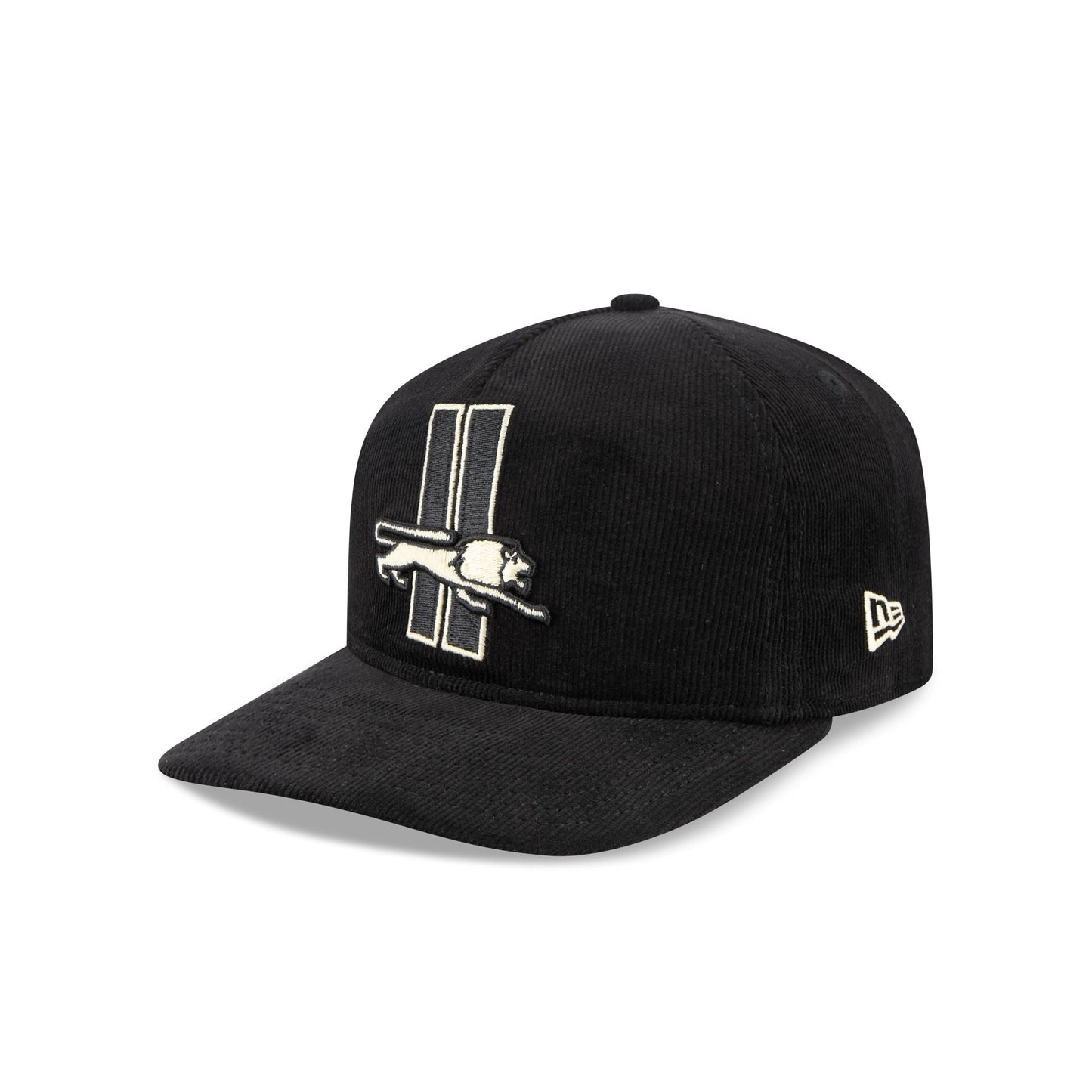 Detroit Lions Nostalgic Black Corduroy 19TWENTY Adjustable Hat