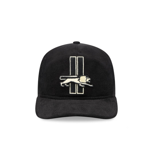 Detroit Lions Nostalgic Black Corduroy 19TWENTY Adjustable Hat