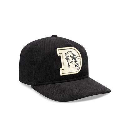 Denver Broncos Nostalgic Black Corduroy 19TWENTY Adjustable Hat