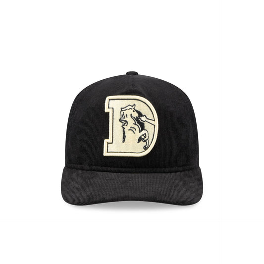 Denver Broncos Nostalgic Black Corduroy 19TWENTY Adjustable Hat