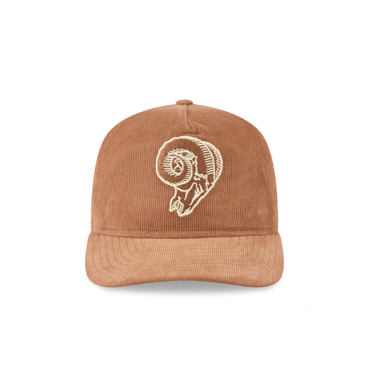 Los Angeles Rams Nostalgic Brown Corduroy 19TWENTY Adjustable Hat