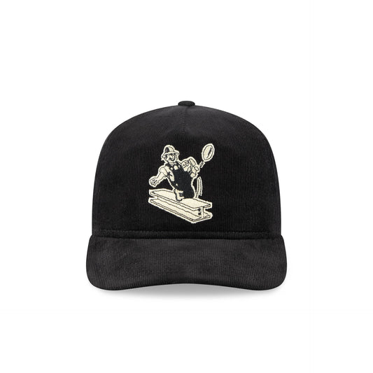 Pittsburgh Steelers Nostalgic Black Corduroy 19TWENTY Adjustable Hat