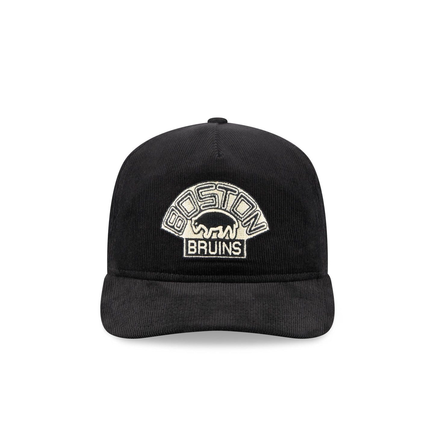 Boston Bruins Nostalgic Black Corduroy 19TWENTY Adjustable Hat