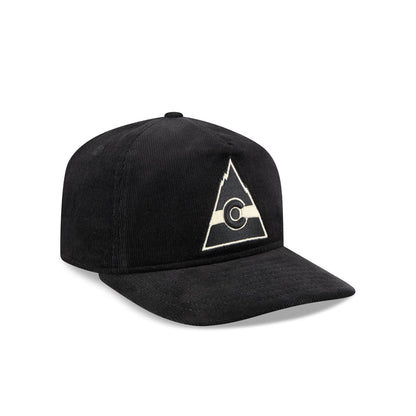 Colorado Rockies Nostalgic Black Corduroy 19TWENTY Adjustable Hat