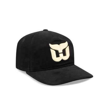 Hartford Whalers Nostalgic Black Corduroy 19TWENTY Adjustable Hat