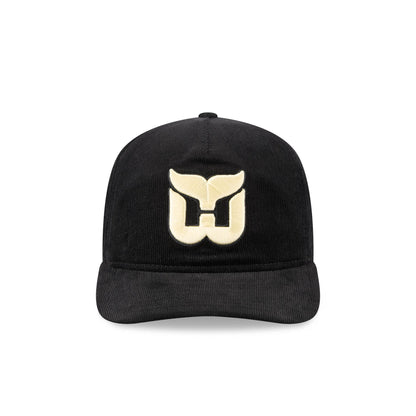 Hartford Whalers Nostalgic Black Corduroy 19TWENTY Adjustable Hat