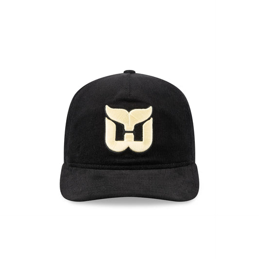 Hartford Whalers Nostalgic Black Corduroy 19TWENTY Adjustable Hat