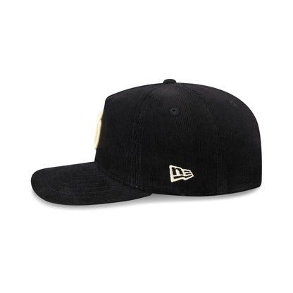 Hartford Whalers Nostalgic Black Corduroy 19TWENTY Adjustable Hat