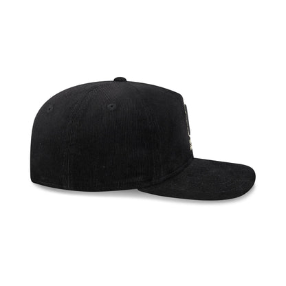 Minnesota North Stars Nostalgic Black Corduroy 19TWENTY Adjustable Hat