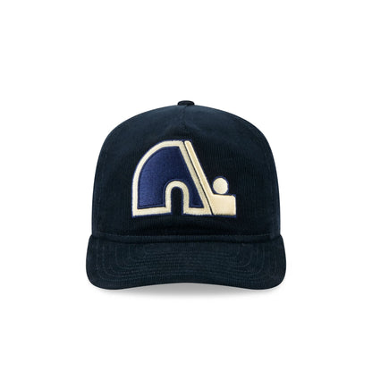 Quebec Nordiques Nostalgic Navy Corduroy 19TWENTY Adjustable Hat