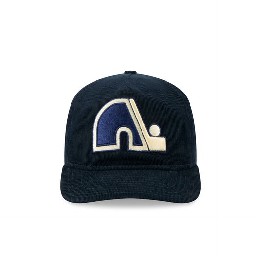 Quebec Nordiques Nostalgic Navy Corduroy 19TWENTY Adjustable Hat